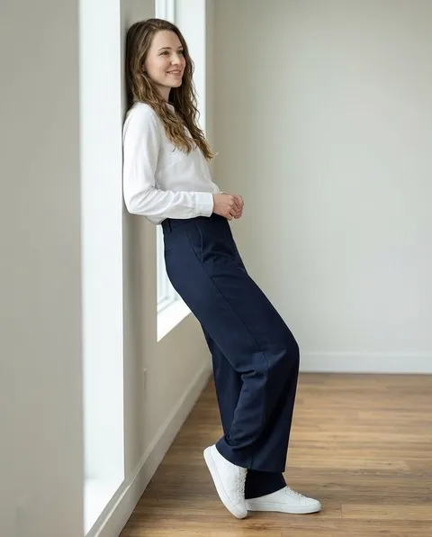 MELISSA - MELISSA, Damenhose lang, gestrickt